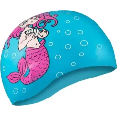 Шапка для плавання Aqua Speed KIDDIE Mermaid 1784 (142-Mermaid) блакитний Дет OSFM (5908217617842)