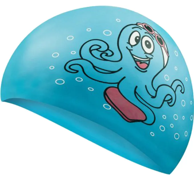 Шапка для плавання Aqua Speed KIDDIE Octopus 7216 (142-Octopus) блакитний Дет OSFM (5908217672162)
