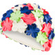 Шапка для плавання Aqua Speed BLOOM 5704 Біла, Зелена, Рожева, Темно-Синя (5908217657046)