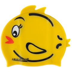 Шапка для плавання Aqua Speed ZOO TWEETY 5759 Жовте курча (5908217657596)