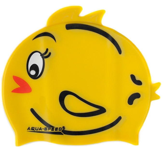 Шапка для плавання Aqua Speed ZOO TWEETY 5759 Жовте курча (5908217657596)