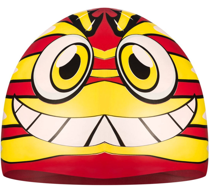 Шапка для плавання Aqua Speed ZOO FISH 8694 (115-31-fish) Червоно-жовтий з білим (5908217686947)