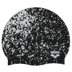 Шапка для плавання Arena PRINT 2 чорний, білий Уні One Size 1E368-120