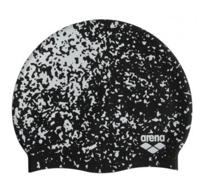 Шапка для плавання Arena PRINT 2 чорний, білий Уні One Size 1E368-120