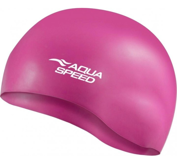 Шапка для плавання Aqua Speed MONO 6203 (111-29) темно-рожевий Уні OSFM (5908217662033)
