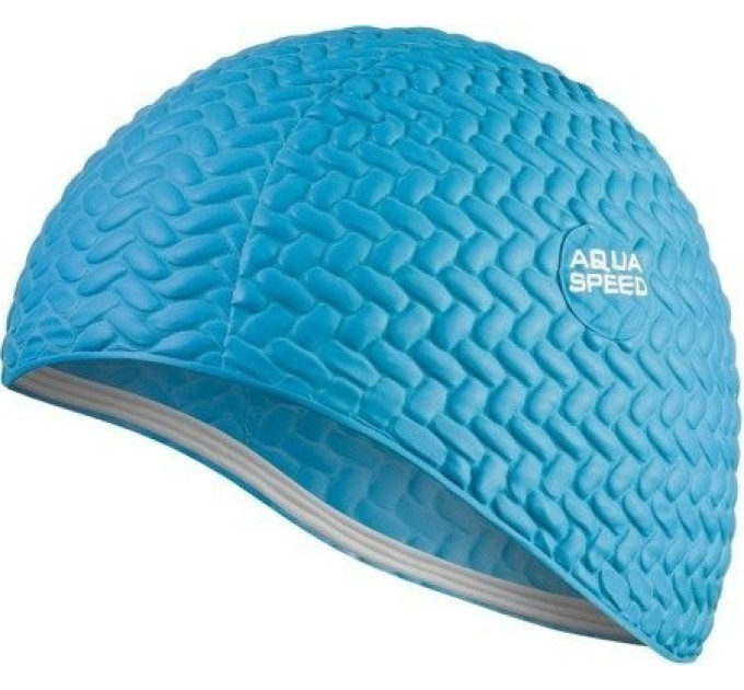 Шапка для плавання Aqua Speed ​​BOMBASTIC TIC-TAC 5714 блакитний Жін OSFM 117-01