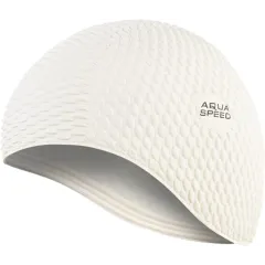 Шапка для плавання Aqua Speed BOMBASTIC 104-5 (104-05)білий Жіночий OSFM (5908217645548)