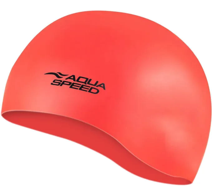 Шапка для плавання Aqua Speed MONO 6206 (111-32) яскраво-червоний Уні OSFM (5908217662064)
