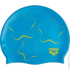 Шапка для плавання Arena PRINT JR блакитний Діт One Size 94171-135