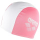 Шапка для плавання Arena POLYESTER II JR неоново-рожевий, білий Діт OSFM 002468-910