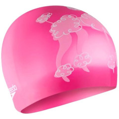 Шапка для плавання Speedo SLOGAN PRT CAP JU/JF/JM рожевий Діт OSFM 8-0838616719