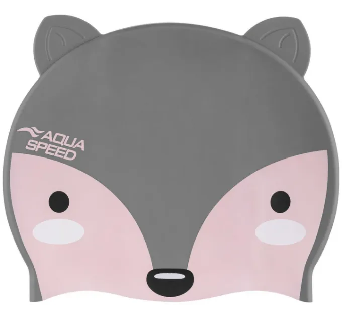 Шапочка для плавання Aqua Speed ZOO Fox 9815 Лисиця дитяча Сірий OSFM (115-26) Шапочка для плавання Aqua Speed ZOO Fox 9815 Лисиця дитяча Сірий OSFM (115-26)