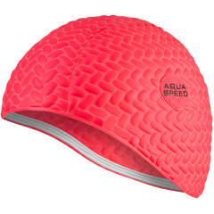 Шапка для плавання Aqua Speed BOMBASTIC TIC-TAC 5723 Червона (5908217657237)