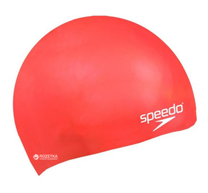 Шапочка для плавання Speedo Plain Moulded Silicone Junior Cap 8-709900004 Red (5051746363923)