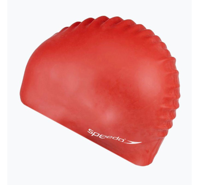 Дитяча шапочка для плавання Speedo FLAT SILCONE CAP TEAM JU Червоний One Size (8-709931959-2)