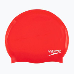 Дитяча шапочка для плавання Speedo FLAT SILCONE CAP TEAM JU Червоний One Size (8-709931959-2)