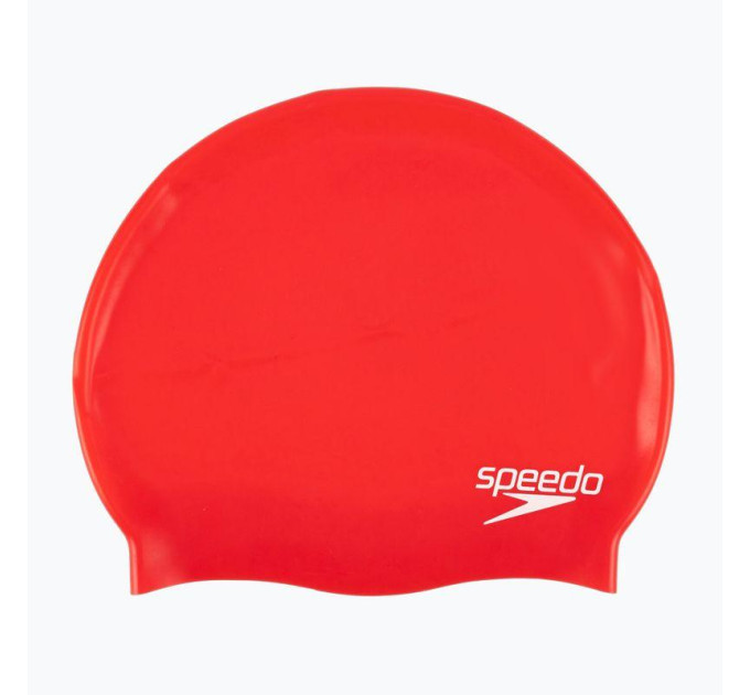Дитяча шапочка для плавання Speedo FLAT SILCONE CAP TEAM JU Червоний One Size (8-709931959-2)