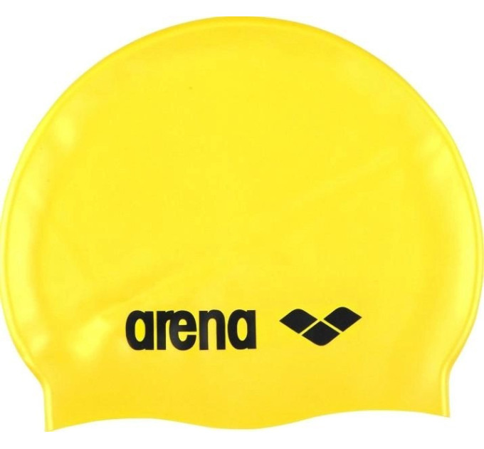 Шапка для плавання Arena CLASSIC SILICONE JR жовтий, чорний Діт OSFM 91670-035