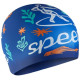 Шапка для плавання Speedo SLOGAN PRT CAP JU/JF/JM синій Діт OSFM 8-0838616700