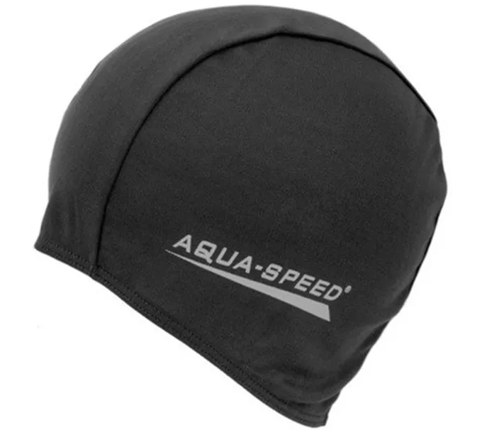 Шапка для плавання Aqua Speed POLYESTER CAP 5762 (091-07) чорний Уні(5908217657626)