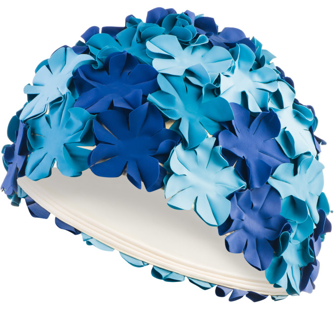 Шапка для плавання Aqua Speed BLOOM 5707 Синя, Блакитна (5908217657077)