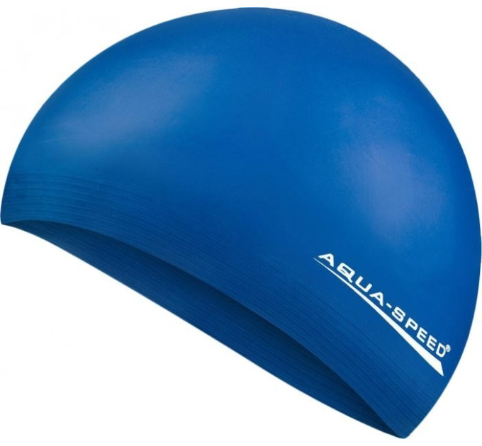 Шапка для плавання Aqua Speed SOFT LATEX 5725 (122-02) темно-синій Уні OSFM (5908217657251)