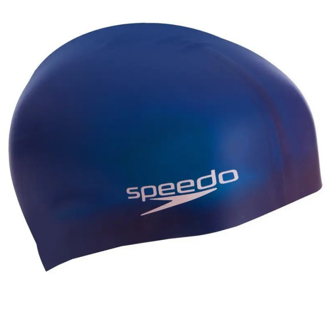 Шапка для плавання Speedo FLAT SILICONE CAP AU темно-синій Уні OSFM 8-709910011