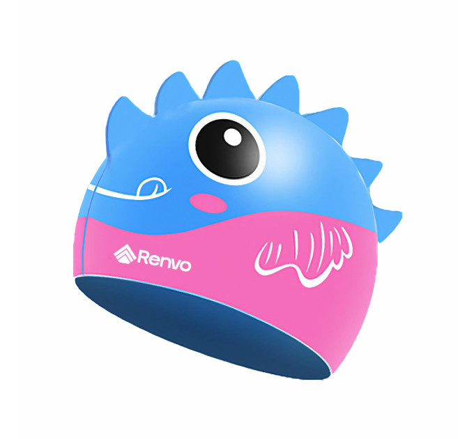 Дитяча Шапочка для плавання Renvo Sentani JR Блакитний, Рожевий OSFM (1SC300-56)