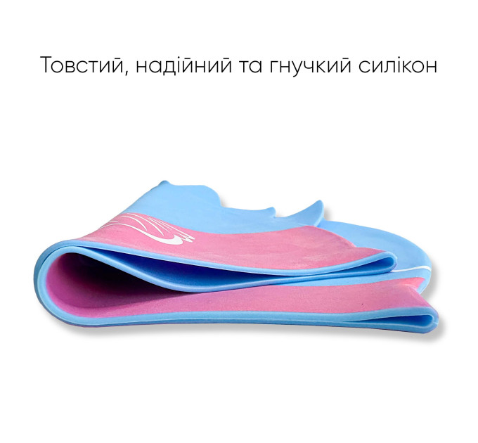 Дитяча Шапочка для плавання Renvo Sentani JR Блакитний, Рожевий OSFM (1SC300-56)