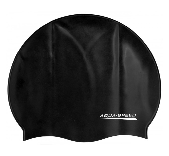 Шапка для плавання Aqua Speed MONO 6192 (111-07) чорний Уні OSFM (5908217661920)