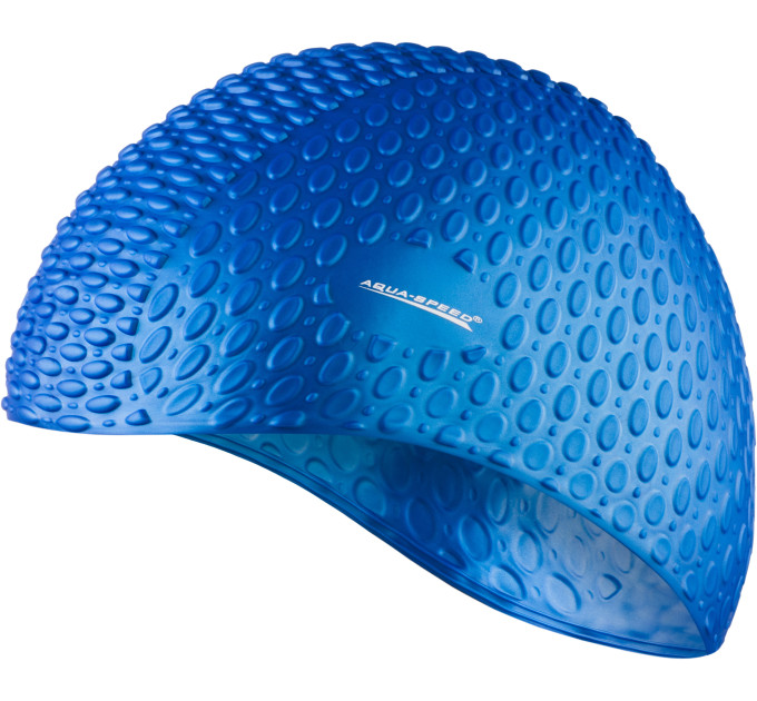 Шапка для плавання Aqua Speed BUBBLE 102-01 Блакитна (5908217635730)