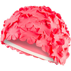 Шапка для плавання Aqua Speed BLOOM 5708 Коралова (5908217657084)