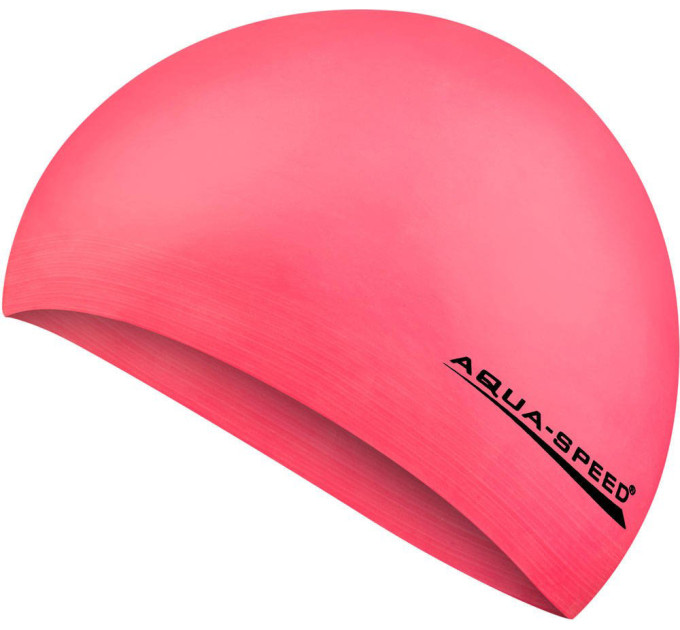 Шапка для плавання Aqua Speed SOFT LATEX 5726 Неоново-Рожева (5908217657268)