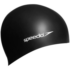 Дитяча шапочка для плавання Speedo FLAT SILCONE CAP TEAM JU Чорний One Size (8-709931959-1)