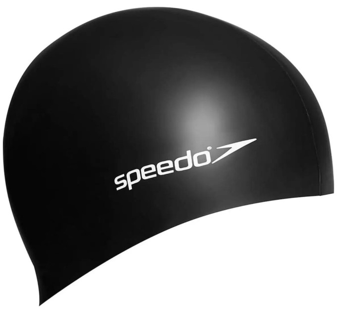 Дитяча шапочка для плавання Speedo FLAT SILCONE CAP TEAM JU Чорний One Size (8-709931959-1)
