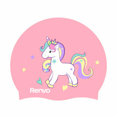Дитяча Шапочка для плавання Renvo Kuttara Unicorn JR Рожевий OSFM (1SC200-1203)