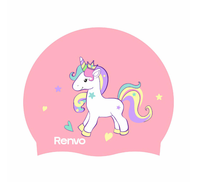 Дитяча Шапочка для плавання Renvo Kuttara Unicorn JR Рожевий OSFM (1SC200-1203)