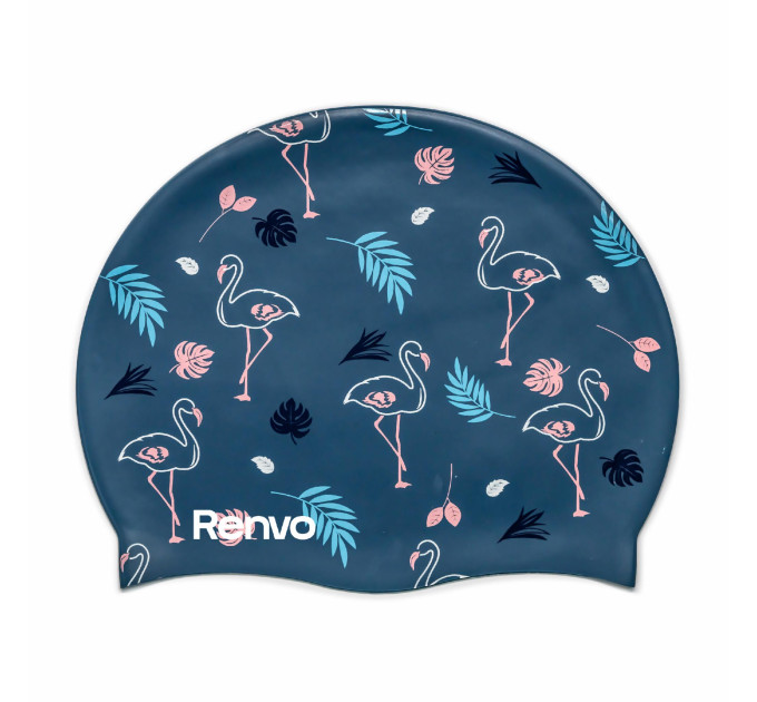 Доросла шапочка для плавання Renvo Kerio Flamingo Синій Уні OSFM (2SC150-0410)