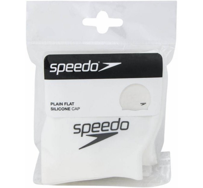 Шапка для плавання Speedo FLAT SILICONE CAP AU білий Уні OSFM 8-709910010