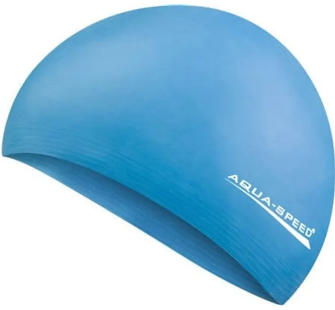 Шапка для плавання Aqua Speed SOFT LATEX 5727 (122-04) синій Уні (5908217657275)