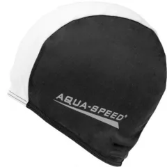 Шапка для плавання Aqua Speed POLYESTER CAP 5765 (091-57) чорний, білий Уні(5908217657657)