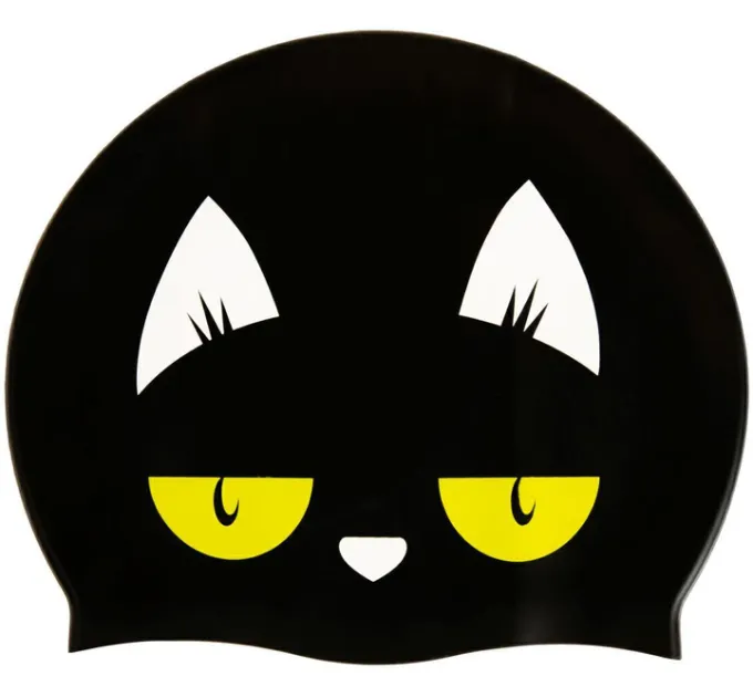 Дитяча Шапка для плавання Aqua Speed KIDDIE 60649 Чорний, Принт OSFM (142-07)