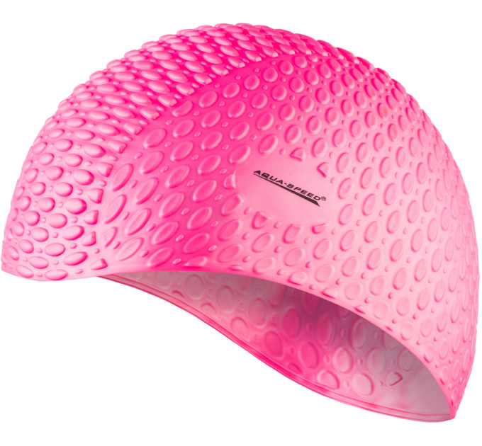 Шапка для плавання Aqua Speed BUBBLE 102-03 Рожева (5908217635747)
