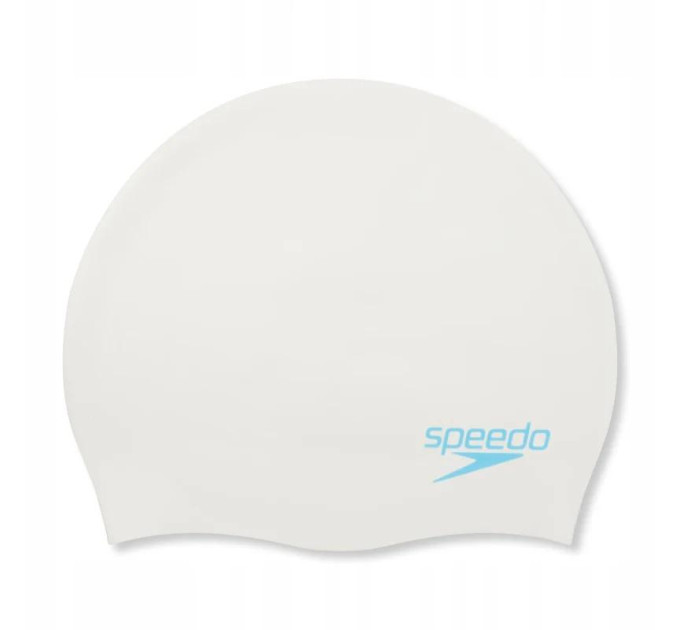 Дитяча шапочка для плавання Speedo PLAIN MOUD SILC CAP JF/JM/JU Білий One Size (8-7099017621)