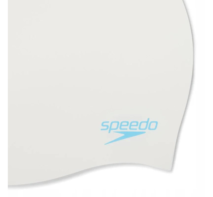 Дитяча шапочка для плавання Speedo PLAIN MOUD SILC CAP JF/JM/JU Білий One Size (8-7099017621)