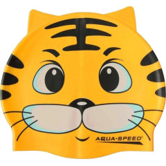 Шапка для плавання Aqua Speed ​​ZOO CAT 5529 жовтий кіт Діт OSFM 115-cat