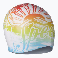 Шапка для плавання Speedo SLOGAN PRT CAP AU/AF/AM Різнокольоровий One Size (8-0838517394)