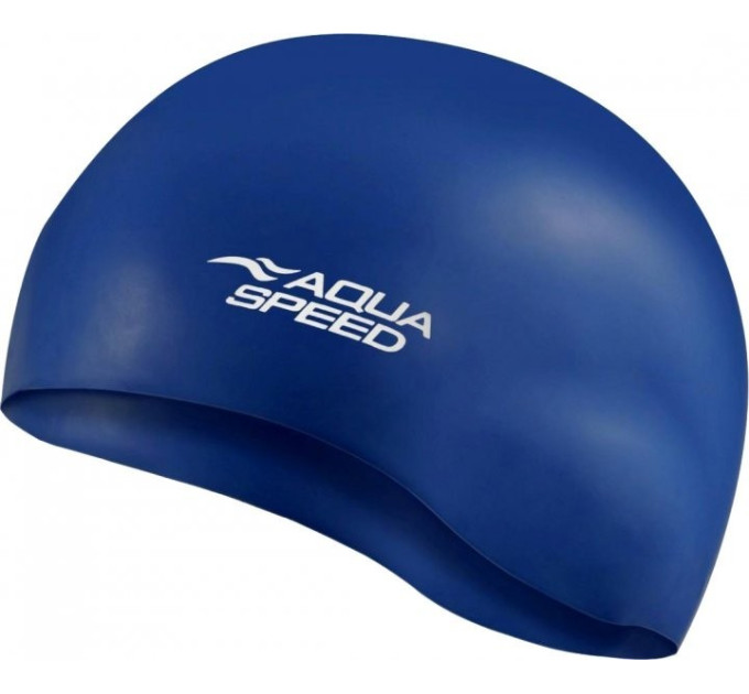 Шапка для плавання Aqua Speed MONO 6194 (111-10) синій Уні OSFM (5908217661944)