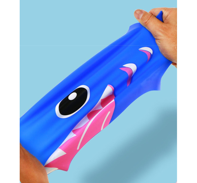 Дитяча Шапочка для плавання Renvo Sentani JR Синій Рожевий OSFM (1SC300-04)