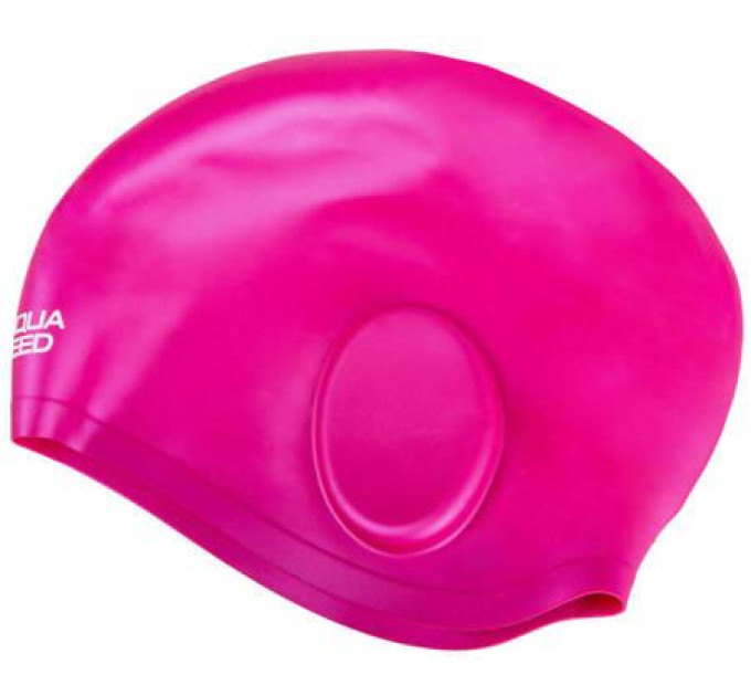 Шапочка для плавання Aqua Speed EAR CAP VOLUME 60472 рожевий Уні OSFM 284-03